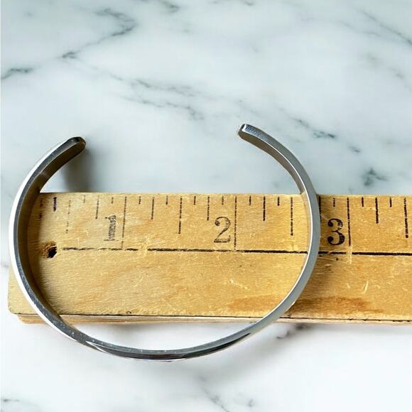 Sisters Stainless Steel Stamped Cuff Bracelet Set NEW - Picture 6 of 9